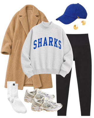 Varsity Mockneck - Meramec Sharks Hockey Club